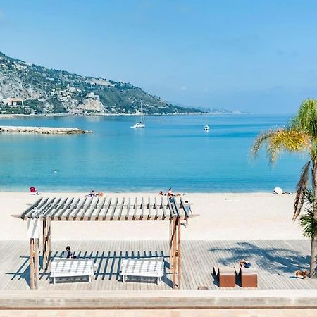 Superbe Studio Avec Terrasse En Front De Mer Menton Kültér fotó