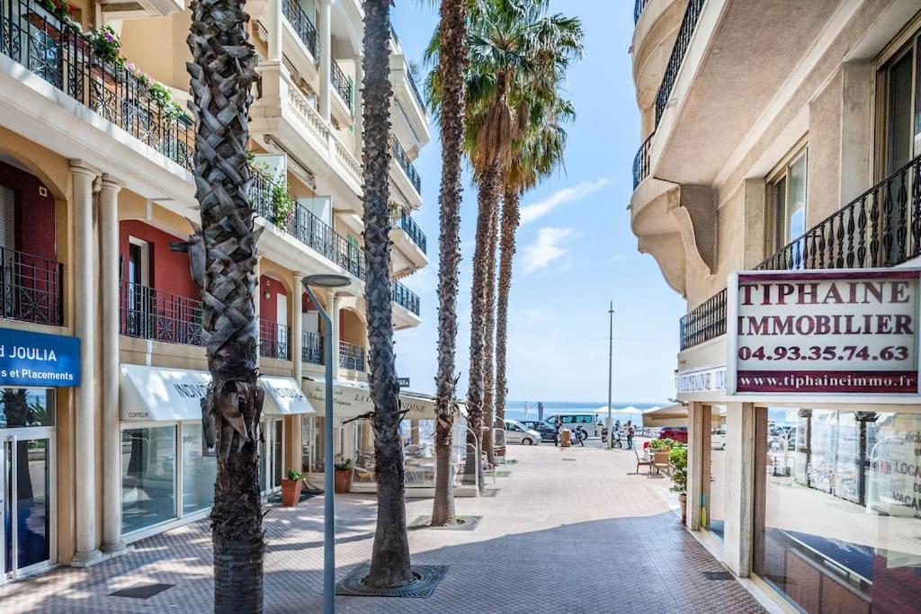 Superbe Studio Avec Terrasse En Front De Mer Menton Kültér fotó