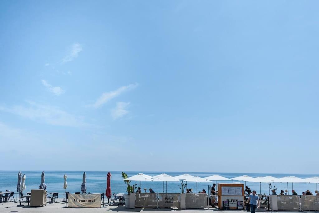 Superbe Studio Avec Terrasse En Front De Mer Menton Kültér fotó